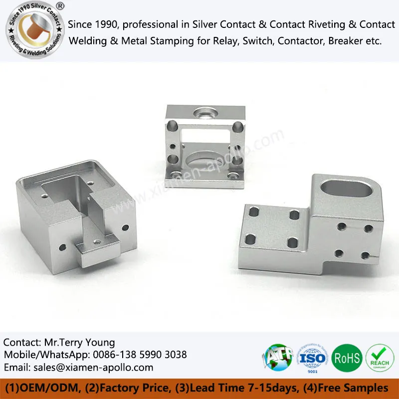 Peces de fresat d'alumini CNC