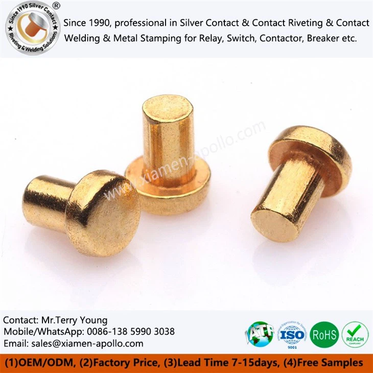 Gold Plating on Electrical Contact