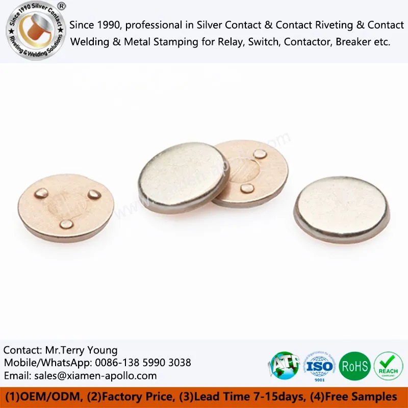 Botó elèctric Resistència de contacte amb el Brazing