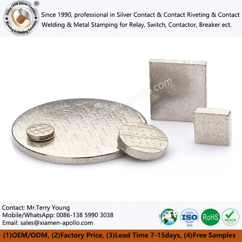 Electric Resistance Spot Welding Silver Contact