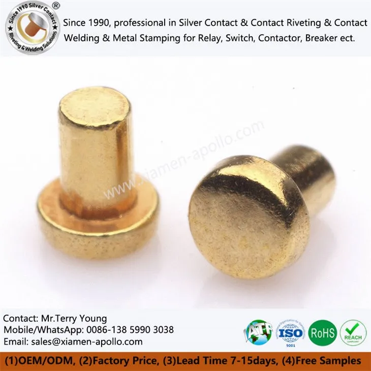 Contactes de placa d'or per a Ralay