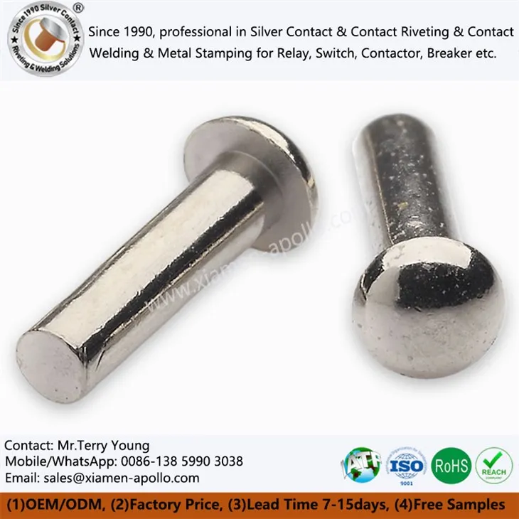 Contactes de coure amb níquel