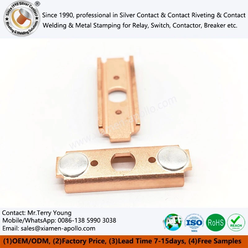 Silver Contact Brazing on Copper Bars