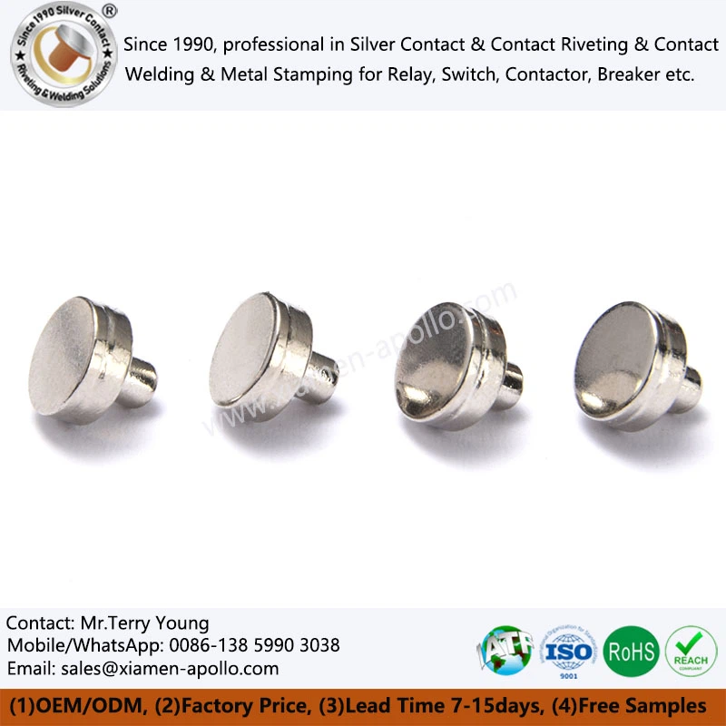 Tungsten Rivets Bashed